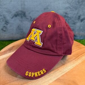 Captivating Headwear Minnesota Golden Gophers Hat Men One Size Maroon Adjustable